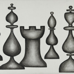 Geometrische Formen: Schachfiguren