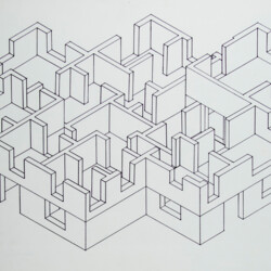 Grundriss-Schrägbild: Labyrinth