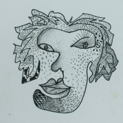 Porträt aus einer Linie