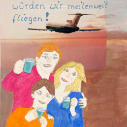 Visuelle Kommunikation - Glückliche Familie in der Werbung