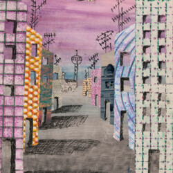 Surrealistische Stadt