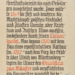 Schriftblatt