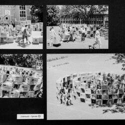 Bauen mit Kartons - 3. Versuch "Spirale"