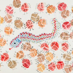 Kartonstempel: Käfer