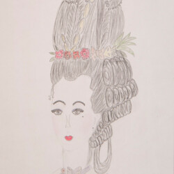 Person: Rokokofrisur