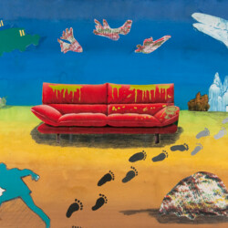 Surrealistische Landschaft