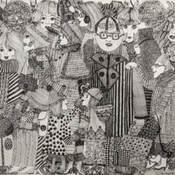 Personen in der Straßenbahn