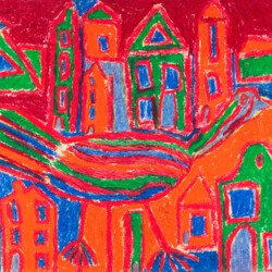 Ein Vogel in der Stadt