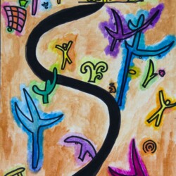 Parklandschaft nach Paul Klee