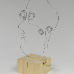 Drahtkopf aus einem Draht