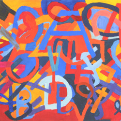 Verschlungene Buchstaben