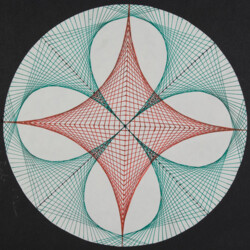 Geometrisches Ornament: "Spirograph"