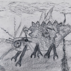 Surrealistisches Tier